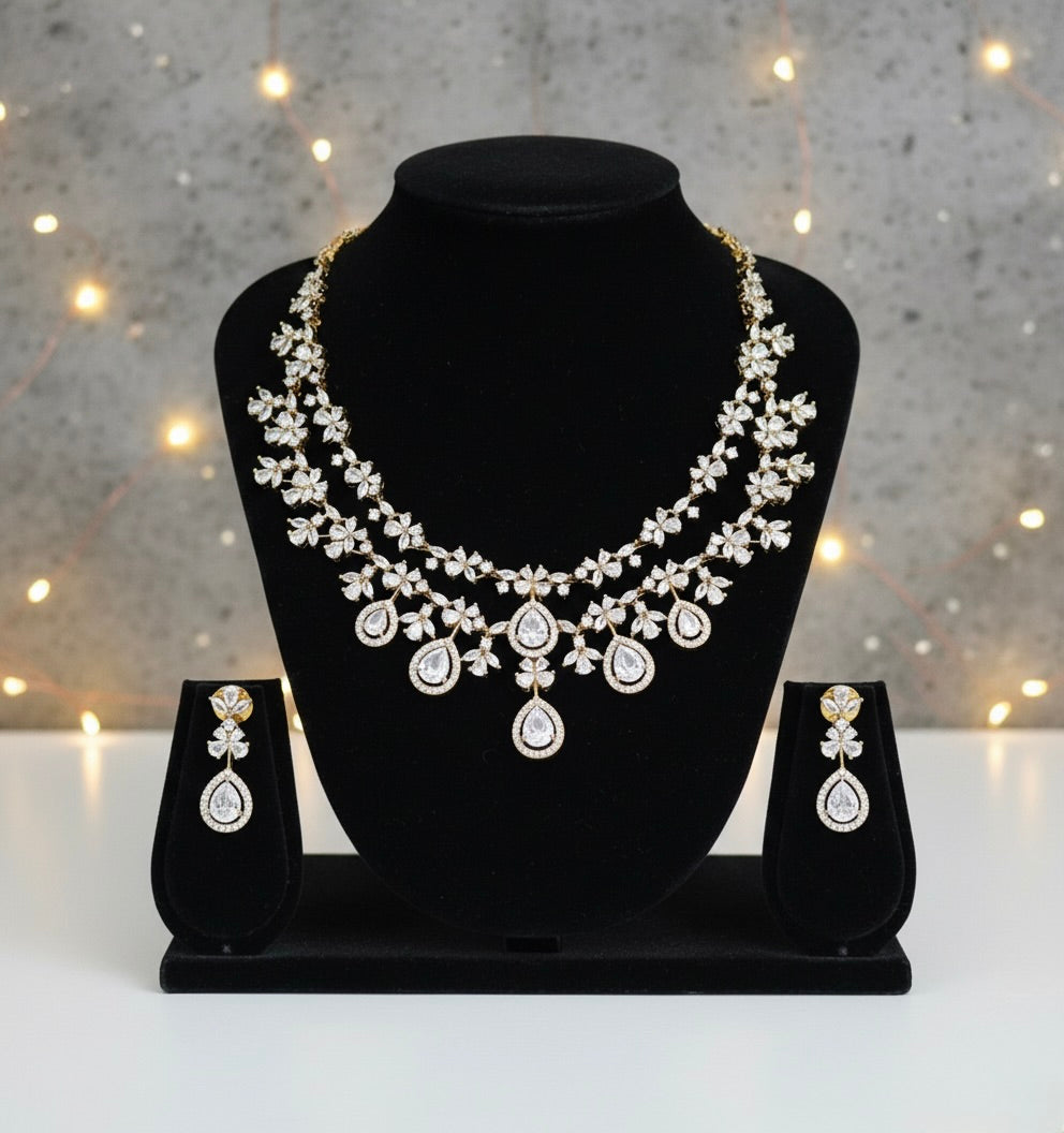 Prabha - AD Necklace Set