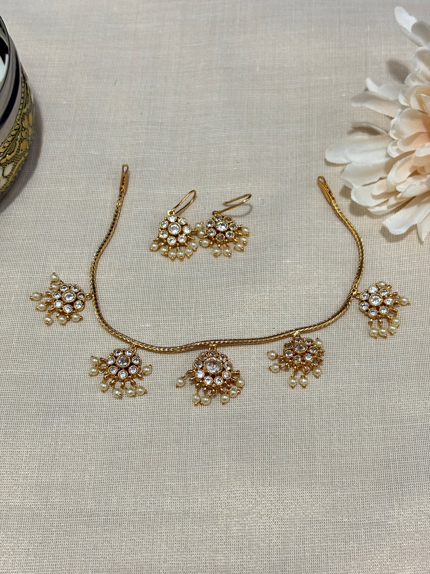 Simple Multi Pendant Necklace