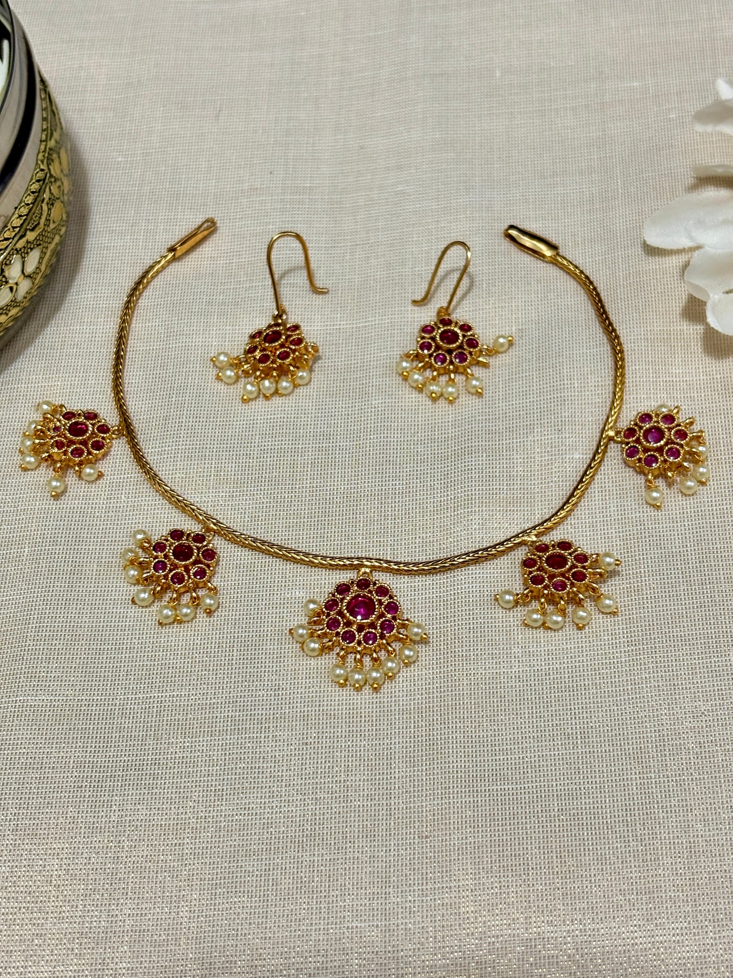 Simple Multi Pendant Necklace