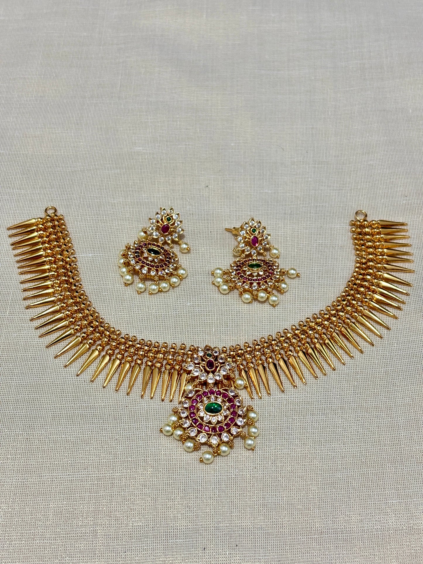 Jasmine Necklace with Pendant