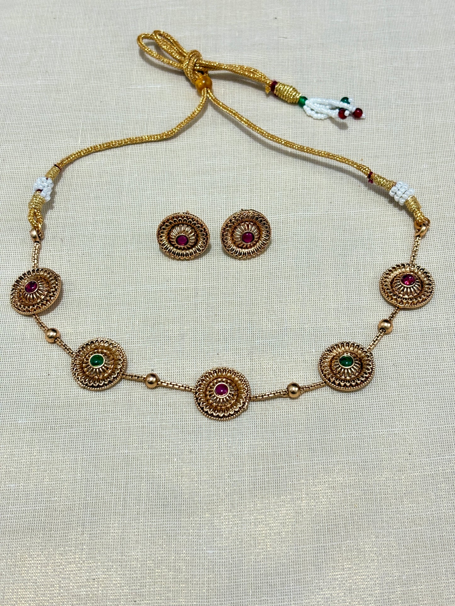 Multi Color Statement Necklace