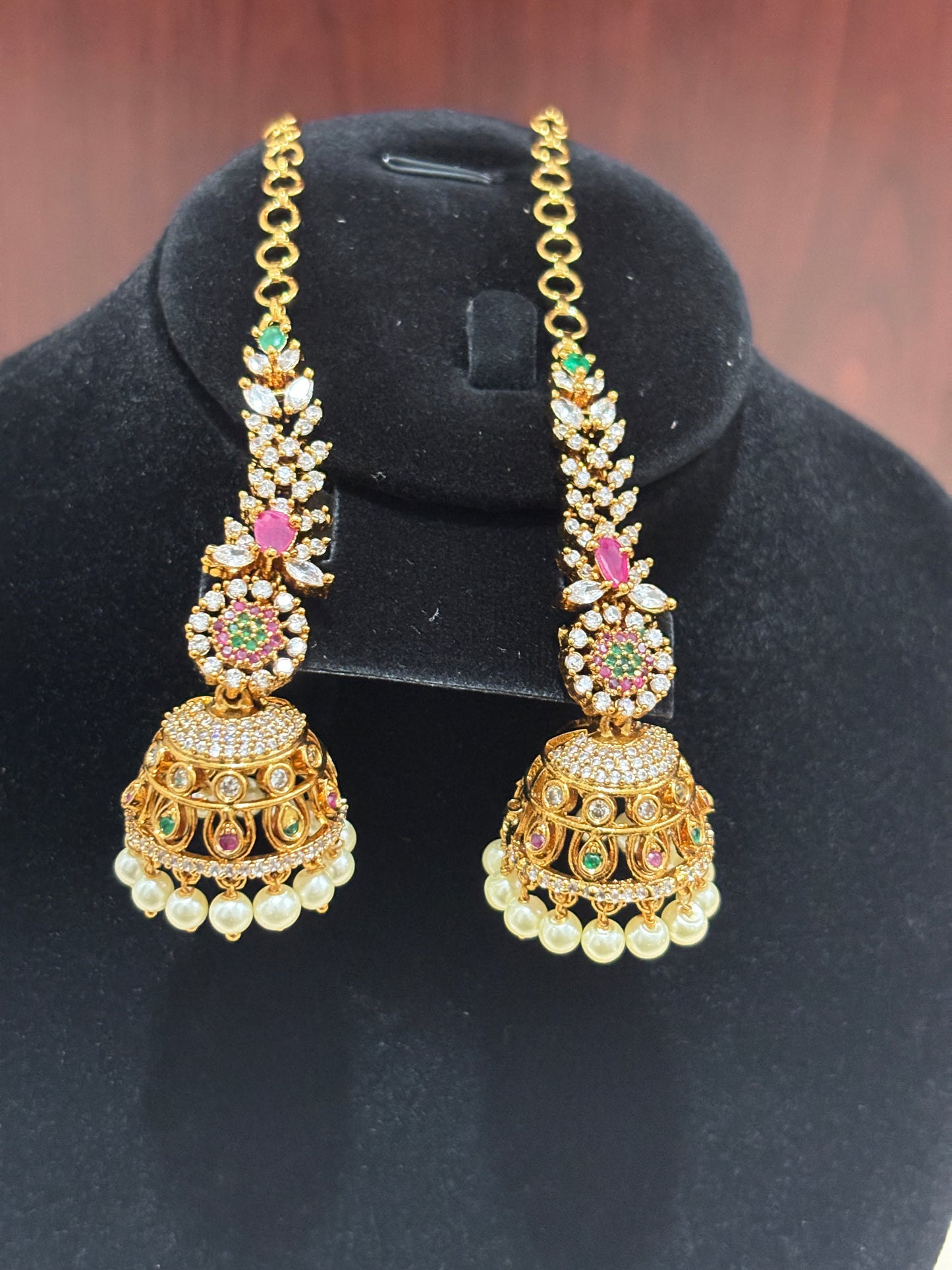 Jhumka with attached Ear Piece