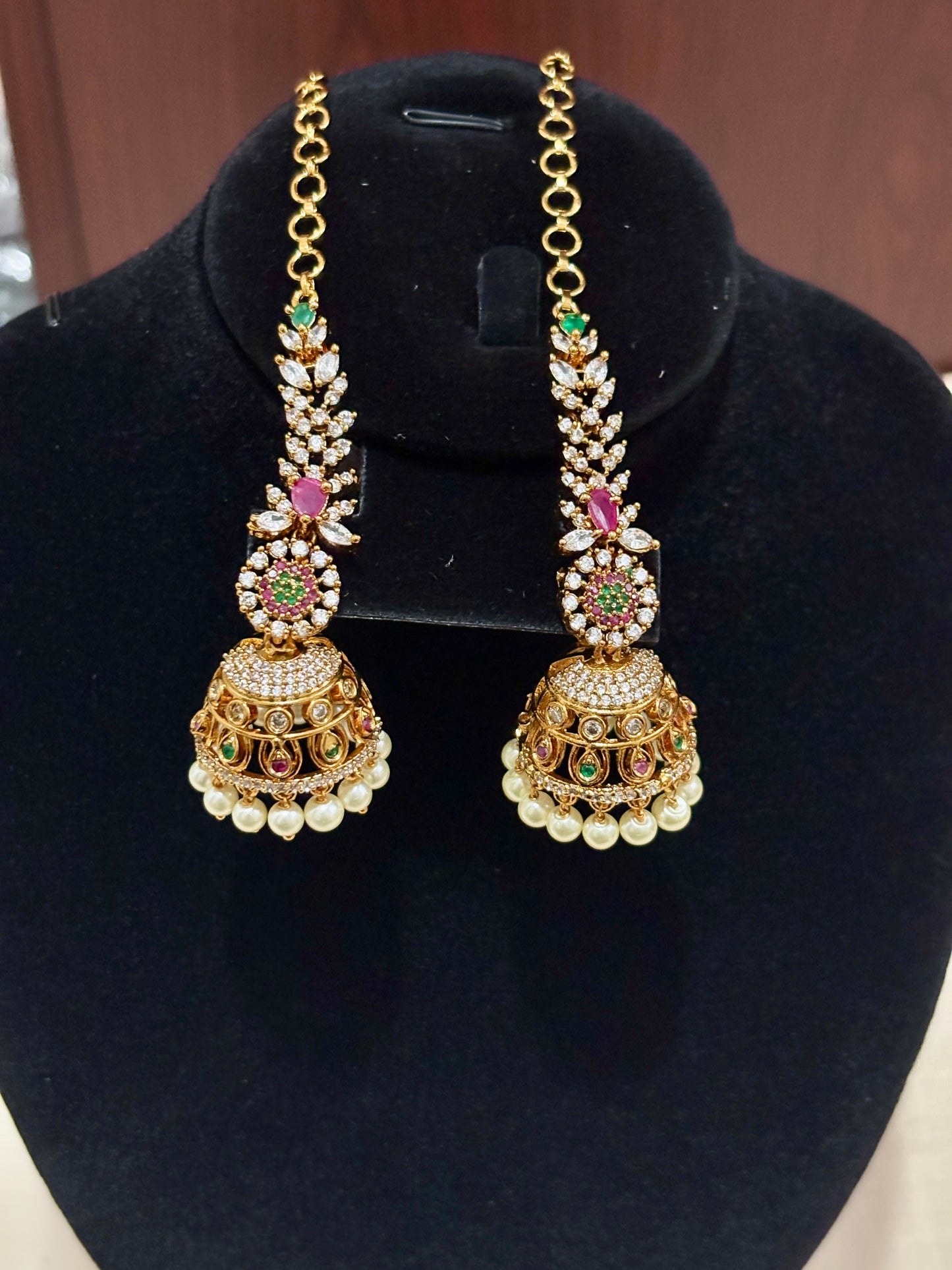 Jhumka with attached Ear Piece