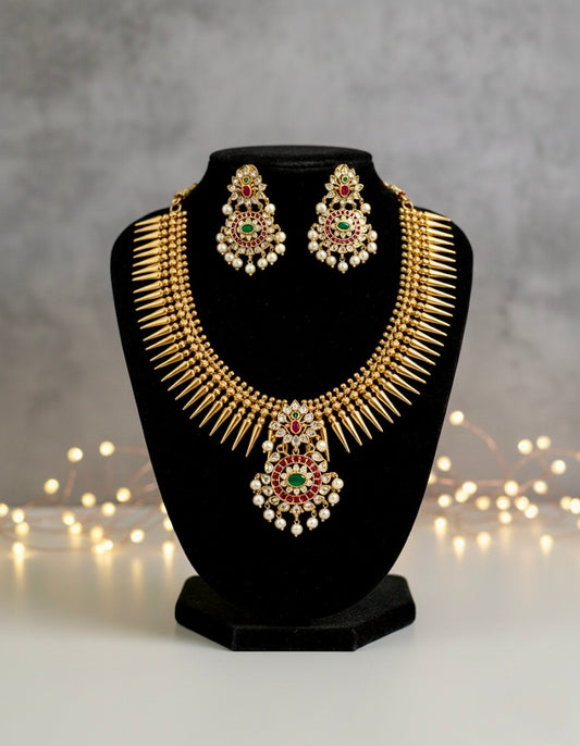 Jasmine Necklace with Pendant