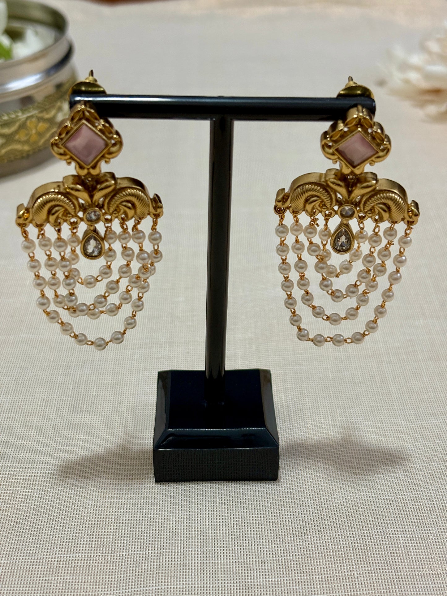 Pearl Statement Earring