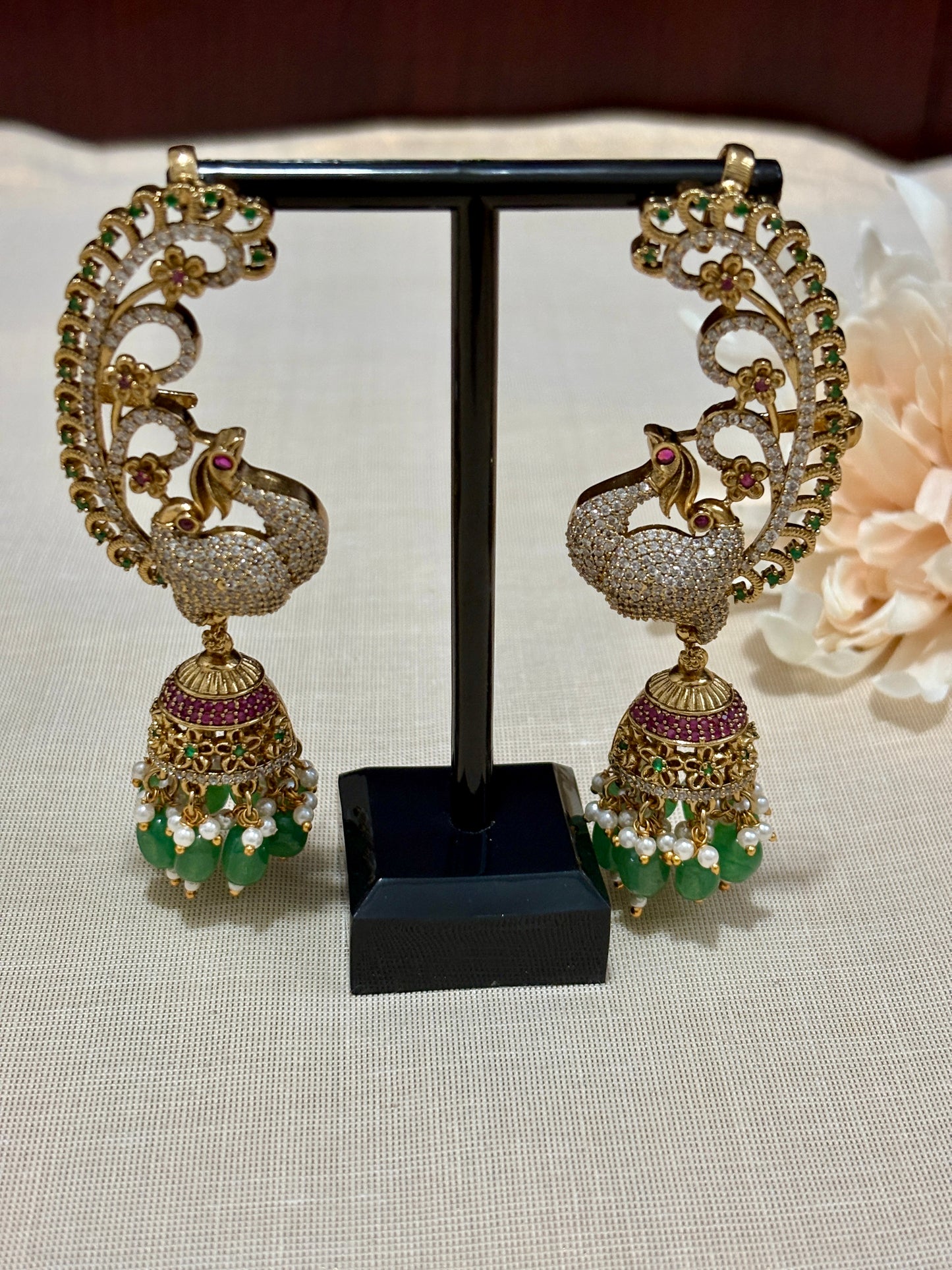 Jhumka with Ear Cuff