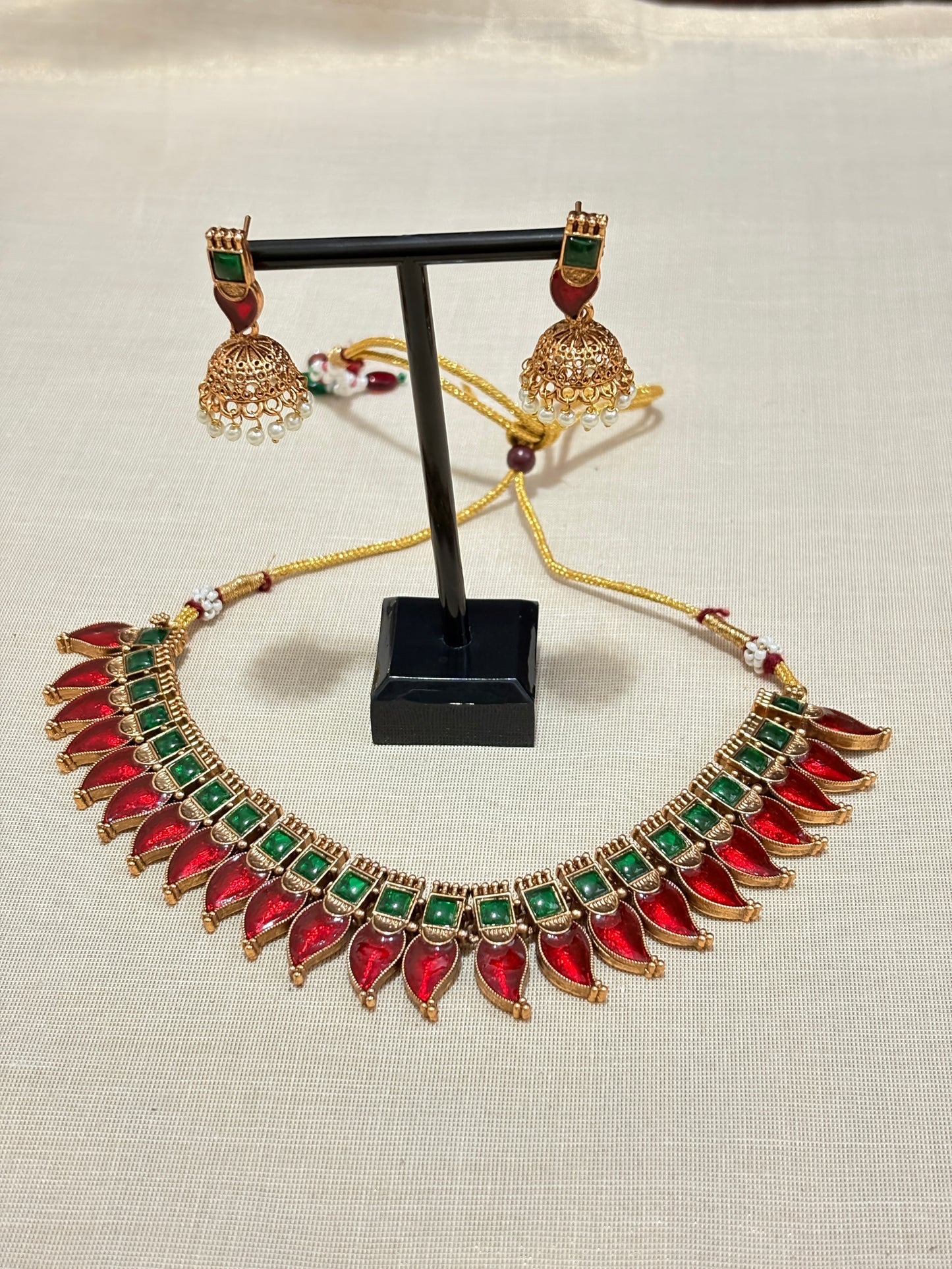 Mango Palakka Necklace Set