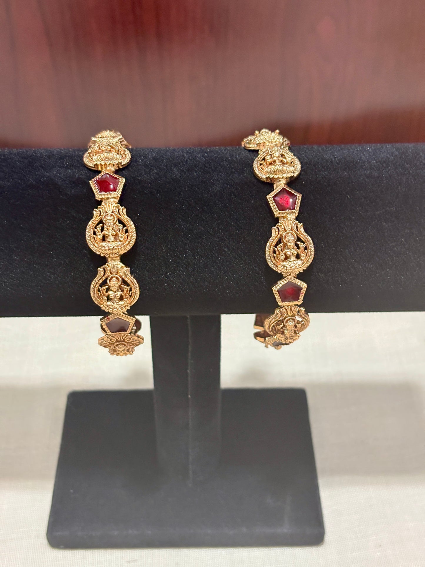 Lakshmi Bangles Set of 2 with Palakka