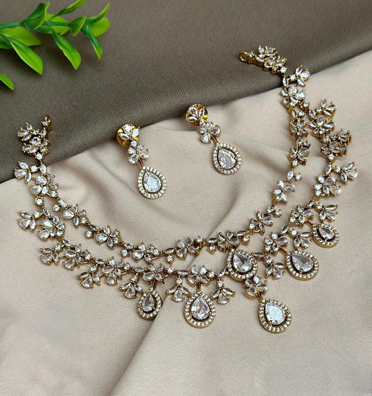 Prabha - AD Necklace Set